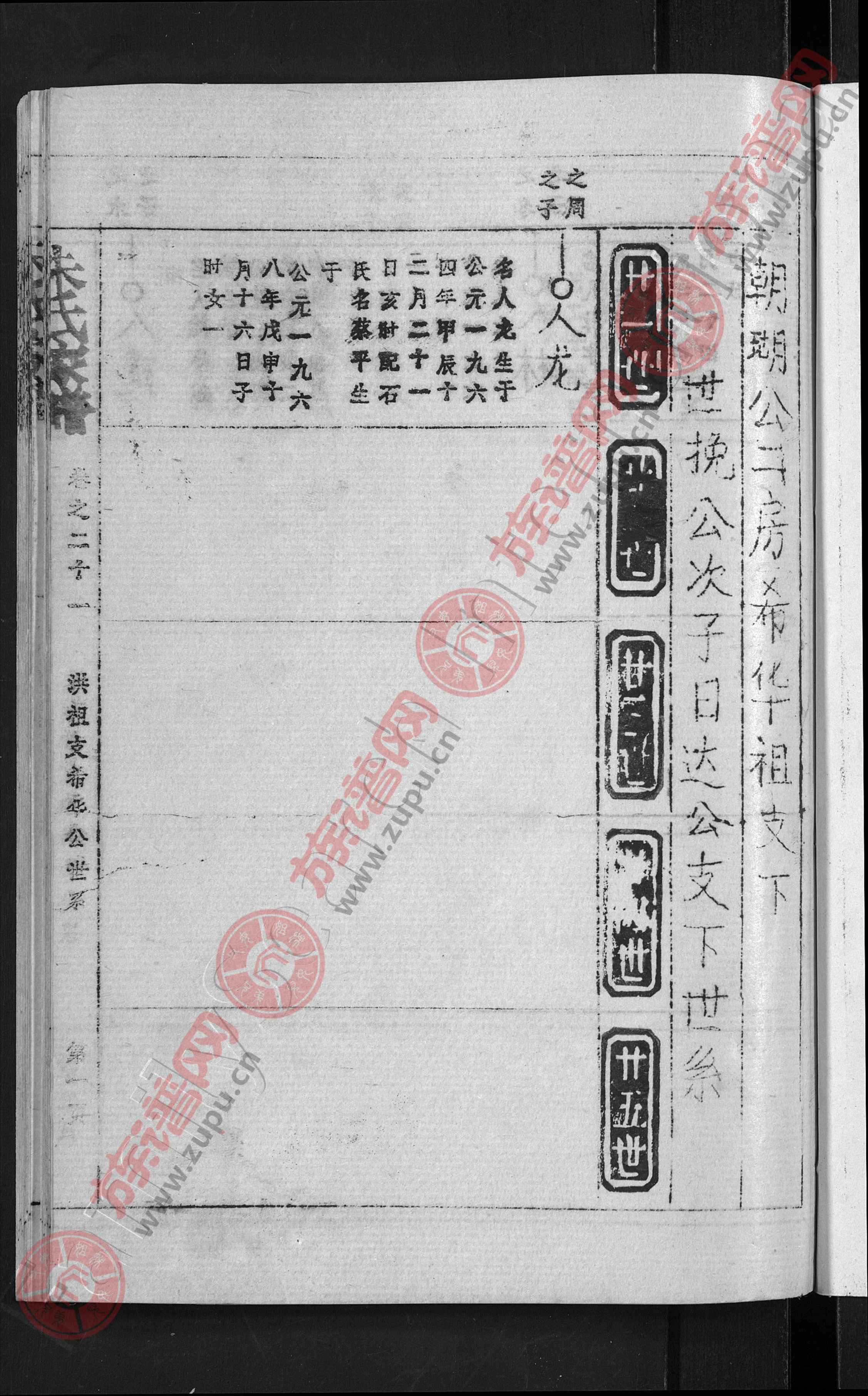 朱氏家谱 [24卷,含卷首]第15本