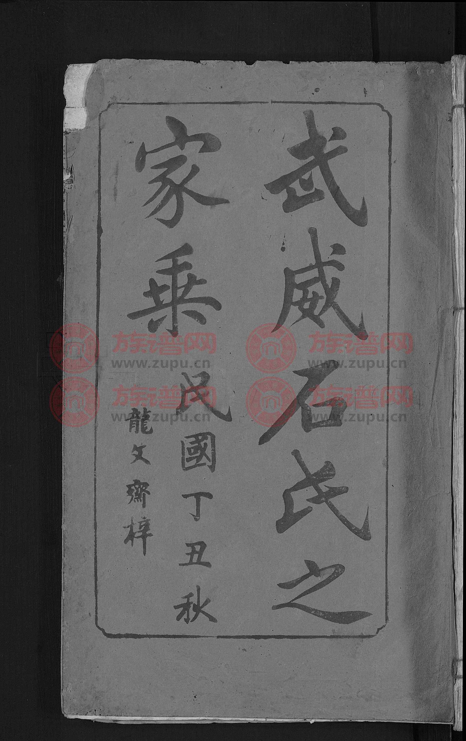 武威堂石氏宗谱 [28卷,首1卷]第20本 - 石氏堂号字辈查阅 - 族谱网