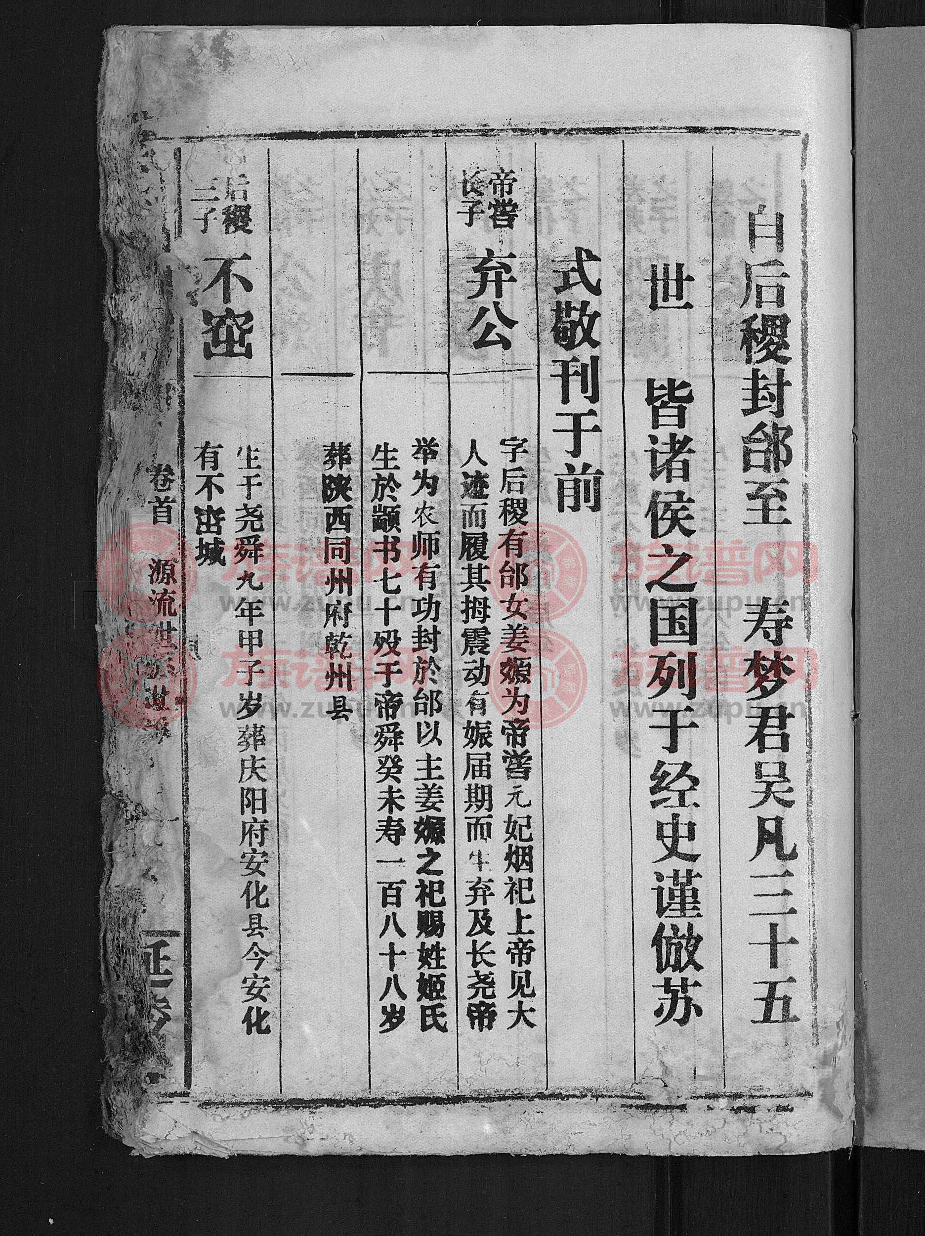 吴氏族谱 [15卷首2卷]第9本